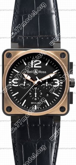 Replica Bell & Ross BR0194-BICOLOR BR 01-94 Chronographe Mens Watch Watches